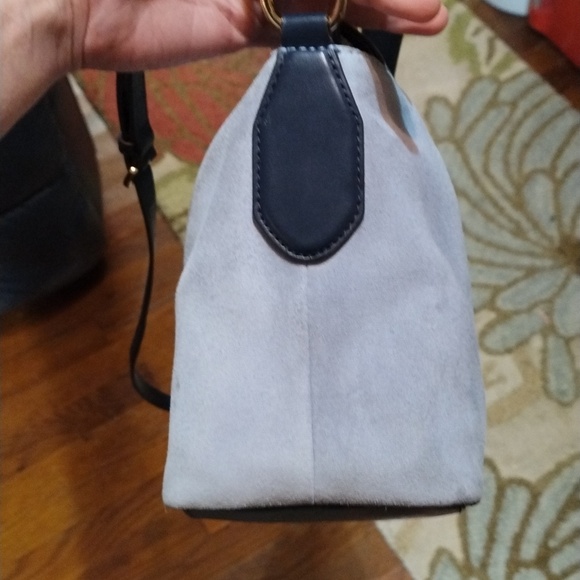 Michael Kors Blue suede crossbody bag - Picture 5 of 10